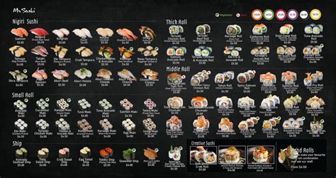 Our Menu - Mr Sushi Ashmore