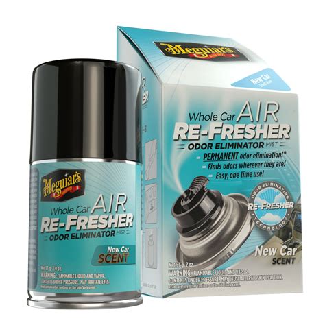 Meguiar's Whole Air Re-Fresher Odor Eliminator Mist, New Car Scent, G16402, 2 oz - Walmart.com