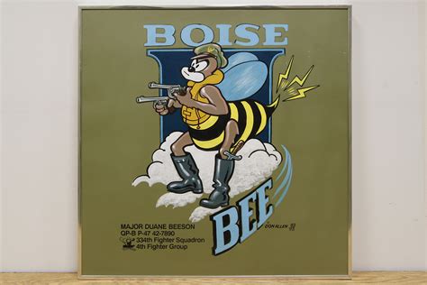 4th Fighter Group “Boise Bee” Nose Art – Air Mobility Command Museum