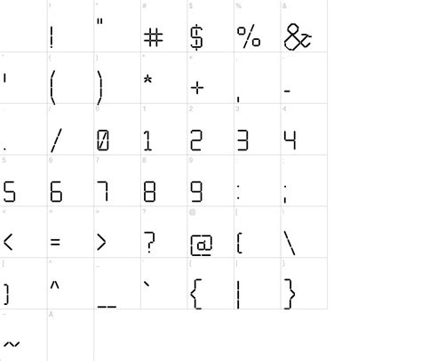 Calculator Font | UrbanFonts.com