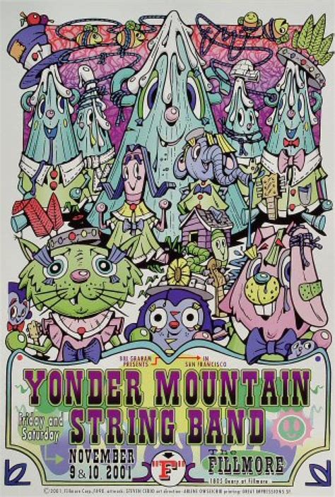 Yonder Mountain String Band Posters at Wolfgang's