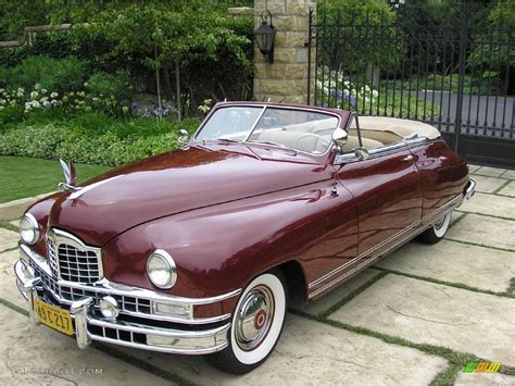 1948 Garnet Red Packard Custom Eight Victoria Convertible #12460383 ...