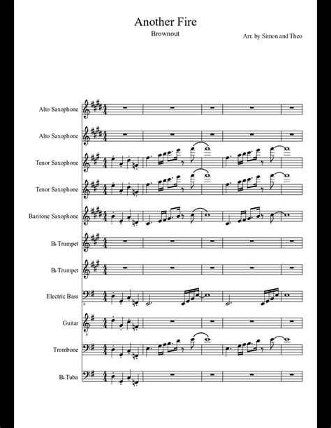 Another Fire sheet music download free in PDF or MIDI