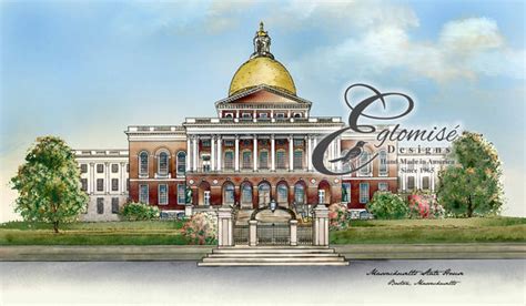 The Massachusetts State House Boston MA – Eglomise Designs