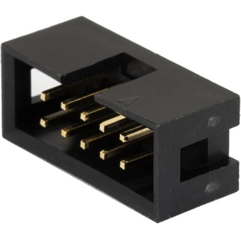 IDC Male connector (shrouded header), 10 pin - Protostack