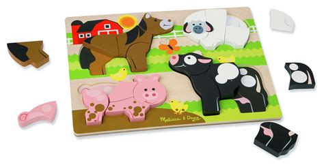 Melissa & doug Chunky Wooden Animals Jigsaw Reviews