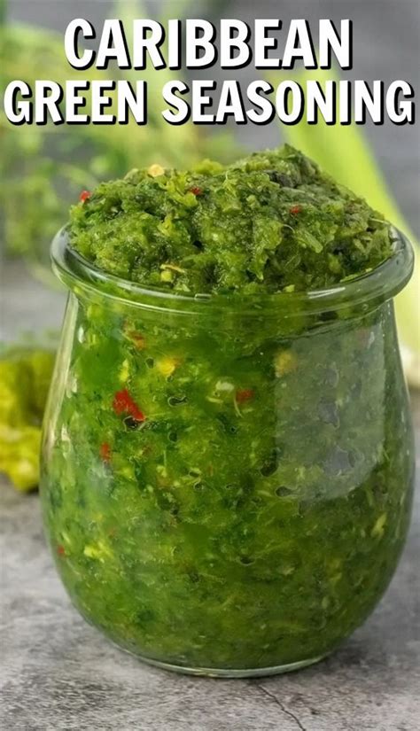 Caribbean Green Seasoning | Seasoning recipes, Homemade seasonings, Caribbean recipes