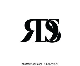 Rds Original Monogram Logo Design Stock Illustration 1430797571 ...