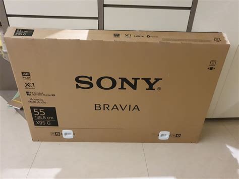 TV box Sony Bravia 55 inches TV box with foam., TV & Home Appliances, TV & Entertainment, TV on ...