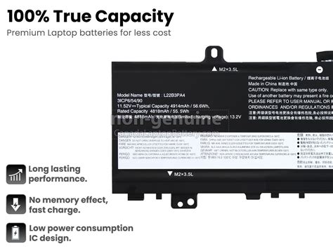 Lenovo IdeaPad SLIM 5 16IRL8-82XF002NHH long life replacement battery | Canada Laptop Battery