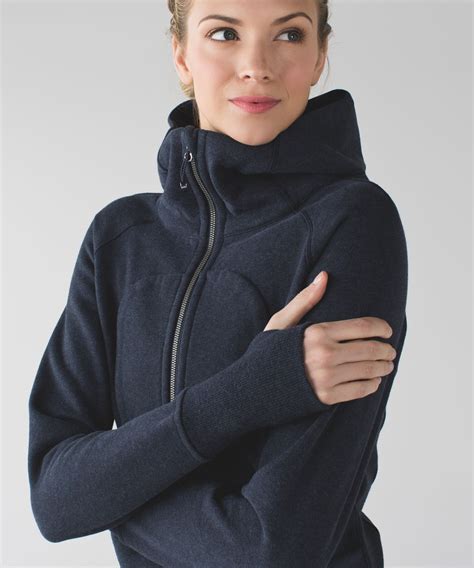 Lululemon Scuba Hoodie *Classic Cotton Fleece - Heathered Naval Blue - lulu fanatics