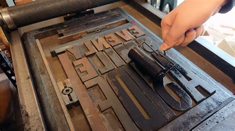 Custom Letterpress Poster | The Smallprint Company