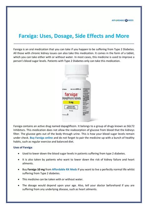 PPT - Farxiga: Uses, Dosage, Side Effects and More PowerPoint Presentation - ID:11772348