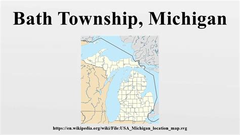 Bath Township Michigan Map