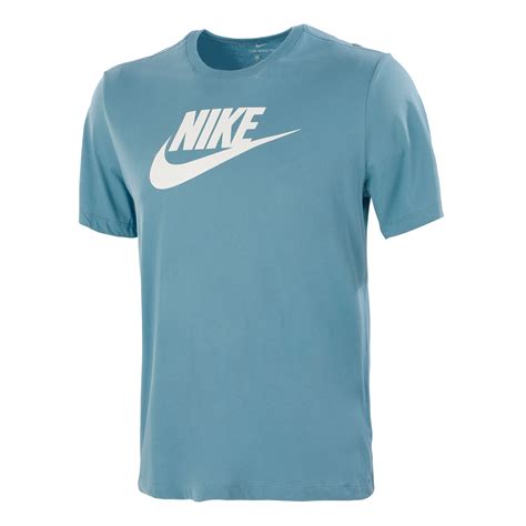 Buy Nike Sportswear Icon Futura T-Shirt Men Light Blue, White online | Tennis Point UK