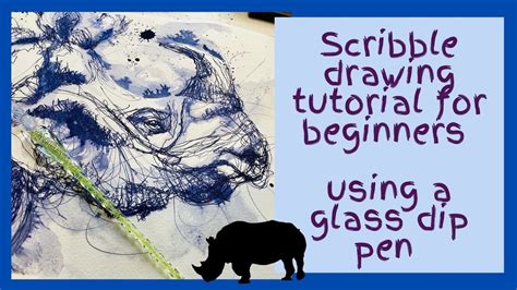 Scribble drawing tutorial for beginners - YouTube