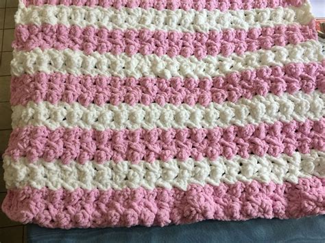 Crochet Chenille Baby Blanket | Handmade Crafts