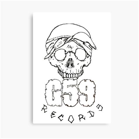 "G59 Skull Logo Art - Suicideboys Merch" Canvas Print for Sale by dishess | Redbubble