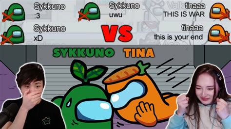 SYKKUNO VS TINA | Among Us Funny Moments - amongus.gallery