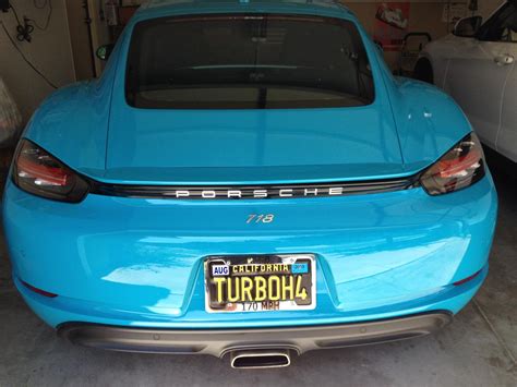 Personalized License Plate Ideas Porsche 718 Forum