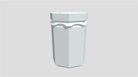Jam jar from Poly by Google - Download Free 3D model by IronEqual (@ie-niels) [45abd5b] - Sketchfab