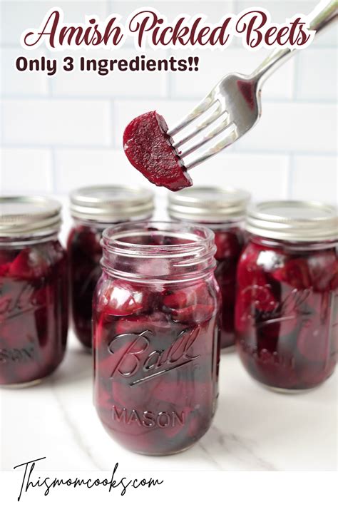 Amish Pickled Red Beets (only 3 ingredients!) | Recipe | Pickled beets ...