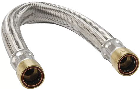 Push Fit Flexible Pipe Connector, (Dia)22mm (Dia)22mm (L)500mm | Departments | DIY at B&Q