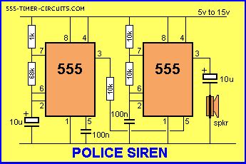 POLICE SIREN Circuit