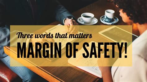 Three Words That Matters: Margin of Safety | Trade Brains