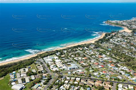 Aerial Photo Dicky Beach Aerial Photography