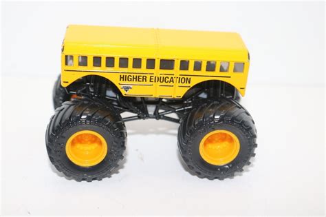 Hot Wheels Monster Truck 1/64 Monster Jam Higher Education school bus | eBay in 2022 | Monster ...