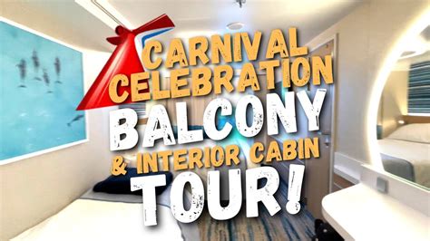 Carnival Celebration Balcony and Interior Cabin Tour sleeps 7 ...