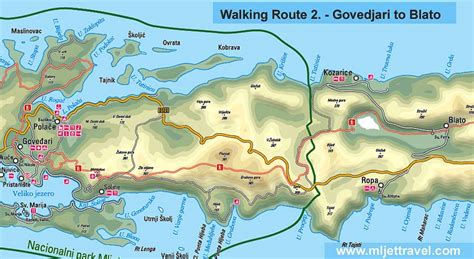 Walking and Hiking on Mljet Island