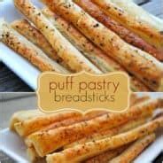 Puff Pastry Bread Sticks - Shugary Sweets