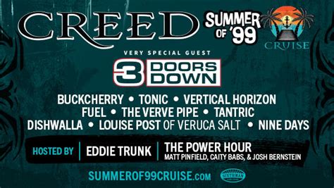 CREED RETURNS WITH SUMMER OF '99 CRUISE | BIG 106.5 | Big Rig