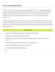 Understanding the Judicial Branch: Structure, Functions, and | Course Hero