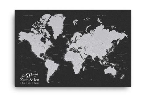 Custom Push Pin Travel Maps - World & USA With 1,000 Pins! – Modern Map Art