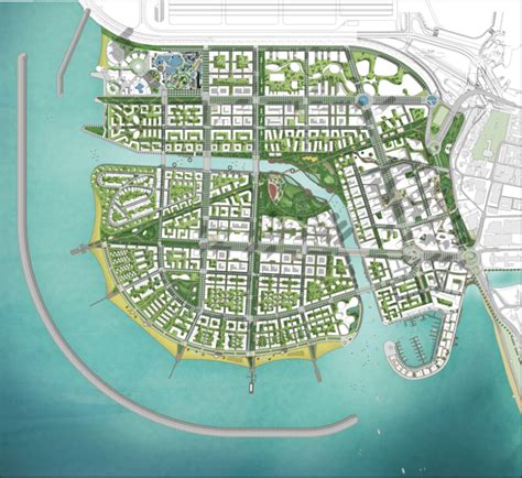 Masterplan: Illustration plan (Source: Colombo Port City preliminary ...