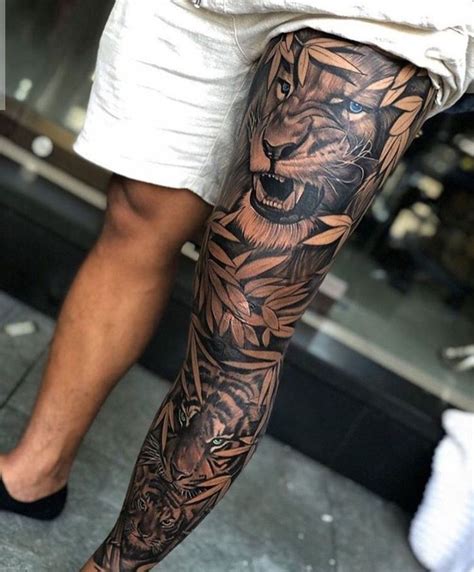 60 Best Leg Tattoos For Men | Full Leg Tattoos