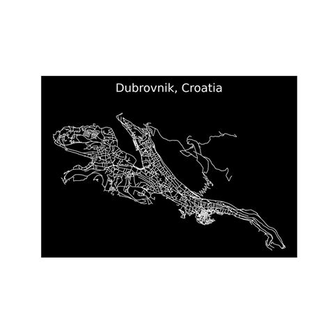 Croatian cities road network - Python(Matplotlib, OSMNX) by Tomislav on ...