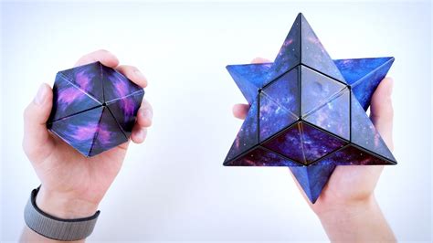 Amazing Transforming Cubes. Review of Changeable Magnetic Variety Magic Cube. Shape Shifting ...