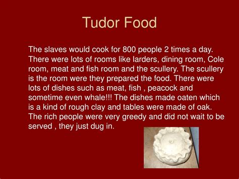 PPT - Tudor Food and Music PowerPoint Presentation - ID:236998