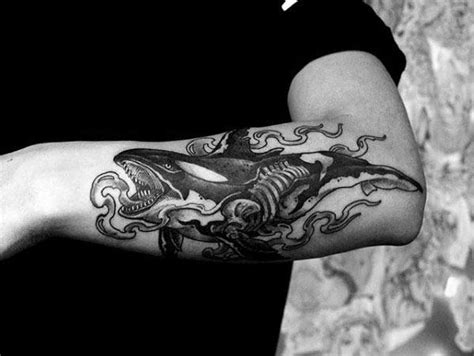 60 Orca Tattoo Designs For Men - Killer Whale Ink Ideas