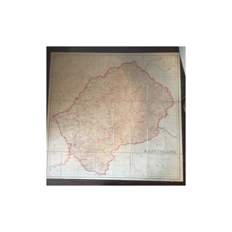 Dobson, Capt. M. C. RFA Map of Basutoland 1904 (includes book of Routes)