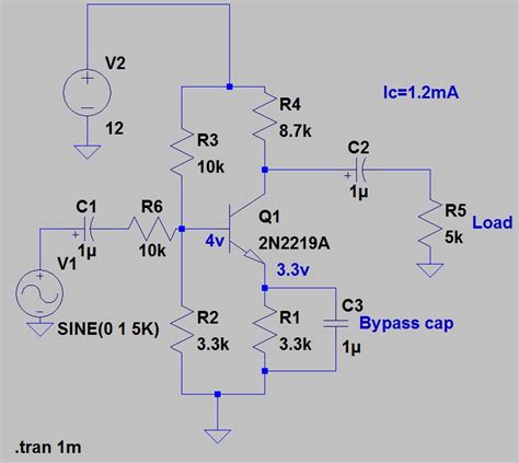 Design A Simple Common Emitter Amplifier Youtube - Riset