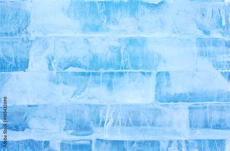 Ice brick wall texture. Stock Photo | Adobe Stock