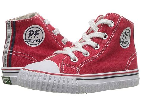 PF Flyers Center Hi (Infant/Toddler) Men's Lace up casual Shoes Red Canvas | Casual shoes, Shoes ...