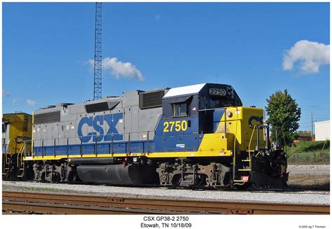 CSX GP38-2 2750 | Photo shot by my Dad, Jay Thomson, at Etow… | Flickr