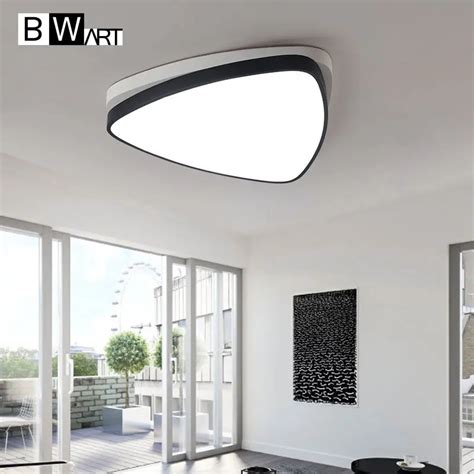 BWART Modern LED Triangle Ceiling Lights For Living Room Bedroom 95 265V Indoor lighting Ceiling ...