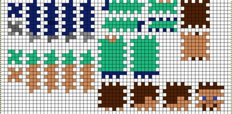 3d Perler Bead Minecraft Steve Template